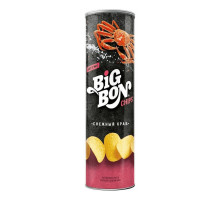 Чипсы картофельные BIGBON со вкусом Снежный Краб, 130г