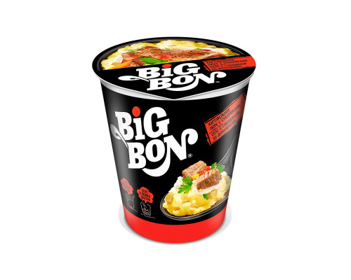 Пюре картофельное Big Bon 60г говядина с сухариками