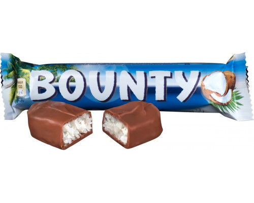 Шоколадный батончик Bounty, 55г