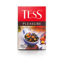 Чай черный Tess Pleasure с шиповником и яблоком, 100г.