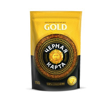 Кофе растворимый Черная карта Gold, 150г