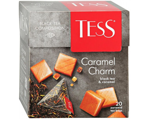 Чай черный Tess Caramel Charm, 20*1,8г.