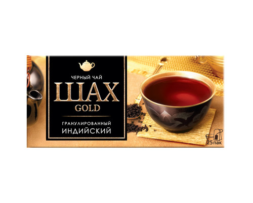 Чай черный Шах Gold Индийский, 25*2г.