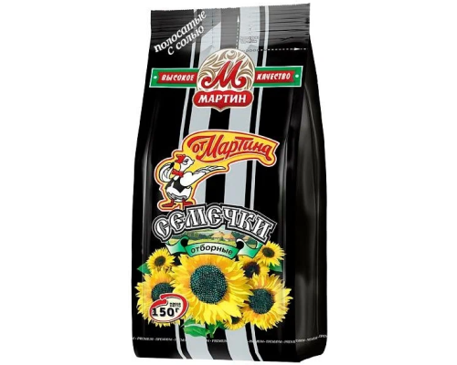Семечки от Мартина полосатые отборные, 150г