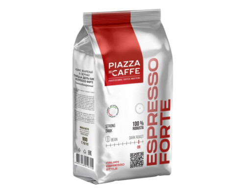 Кофе в зернах PIAZZA del CAFFE Espresso Forte, 900г Кофе в зернах PIAZZA del CAFFE Espresso Forte, 900г