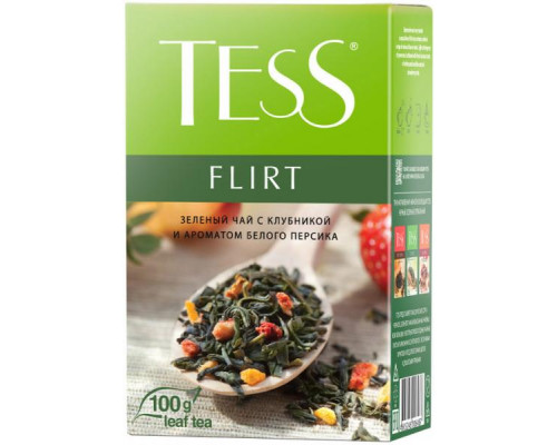Чай зеленый Tess Flirt,100г. Чай зеленый Tess Flirt,100г.