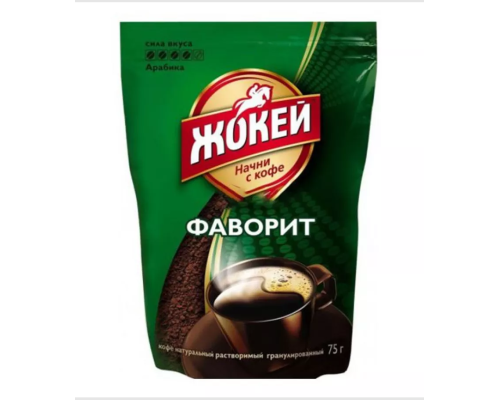 Растворимый кофе Жокей Фаворит, 75г Растворимый кофе Жокей Фаворит, 75г