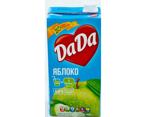 Сок DaDa Зеленое яблоко, 1,9л