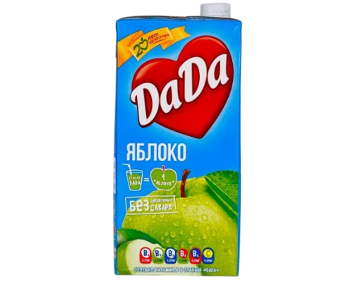 Сок DaDa Зеленое яблоко, 1,9 л