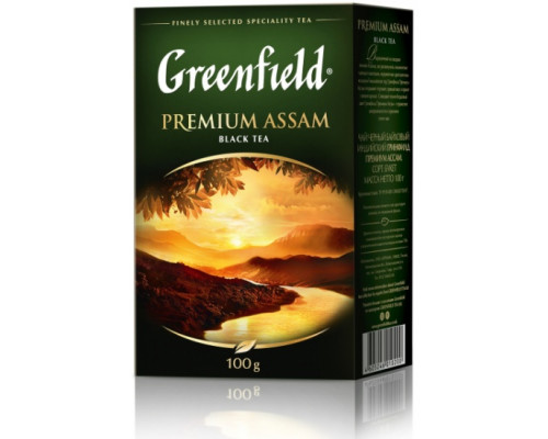 Чай Greenfield Premium Assam черный, 100г