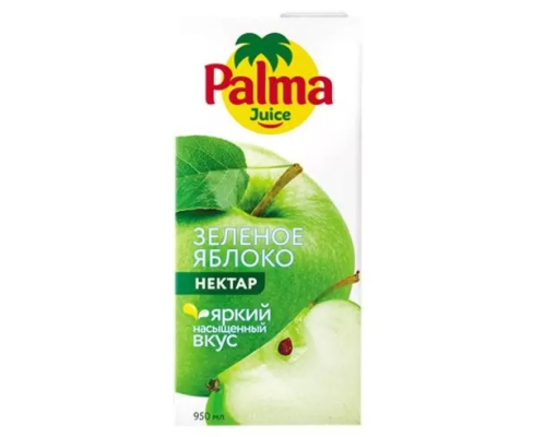Нектар Palma Зеленное яблоко, 0,95л