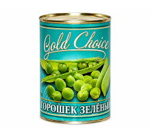 Горошек зеленый Gold Choice, 425 г