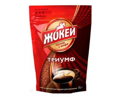 Растворимый кофе Жокей Триумф, 75г Растворимый кофе Жокей Триумф, 75г