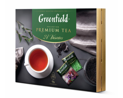 Набор чая Greenfield 24 вида в пирамидках, 166,4г