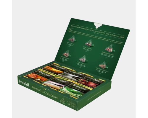 Набор чая Greenfield 6 видов в пирамидках, 54,5г