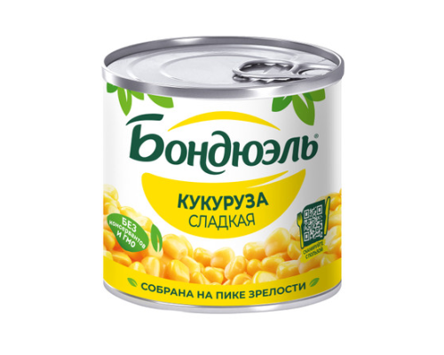 Кукуруза Bonduelle сладкая, 212мл/170г