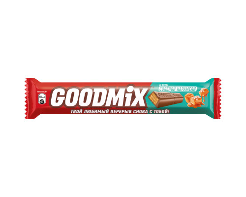 Шоколадный батончик Good Mix DUO Карамель, 40г Шоколадный батончик Good Mix DUO Карамель, 40г
