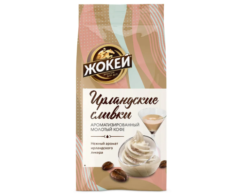 Кофе молотый Жокей Ирландские сливки, 150г Кофе молотый Жокей Ирландские сливки, 150г