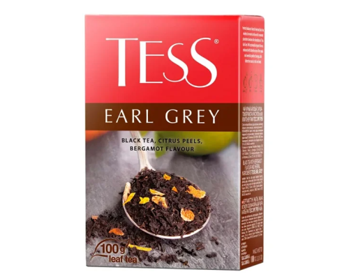 Чай черный Tess Earl Grey, 100г