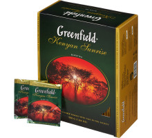 Чай Greenfield Kenyan Sunrise листовой, 100*2г