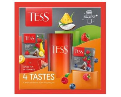Чай Tess Набор Коллекция чая со стаканом №2, 141г
