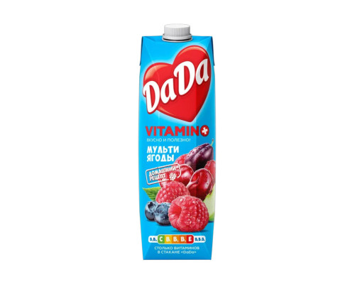 Напиток сокосодержащий DaDa Мультиягоды ЭкстраВитамины, 0,95л
