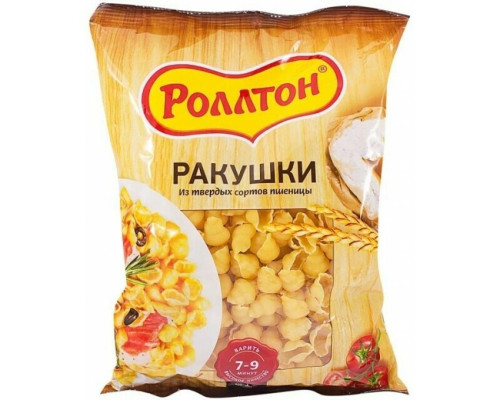 Роллтон Макароны ракушки, 400г