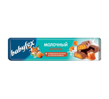 Шоколад молочный BabyFox с карамельной начинкой, 45г