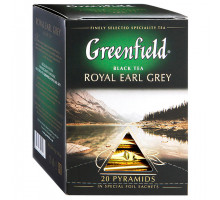 Чай Greenfield Royal Earl Grey черный, 20х2г