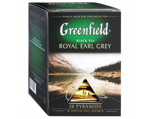 Чай Greenfield Royal Earl Grey черный, 20х2г