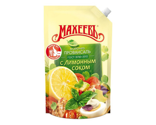 Махеевъ Майонез Провансаль лимонный сок, 770мл