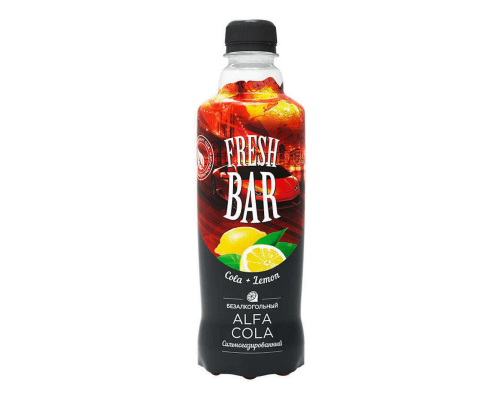 Газированный напиток Fresh Bar Alfa Cola, 0,48л