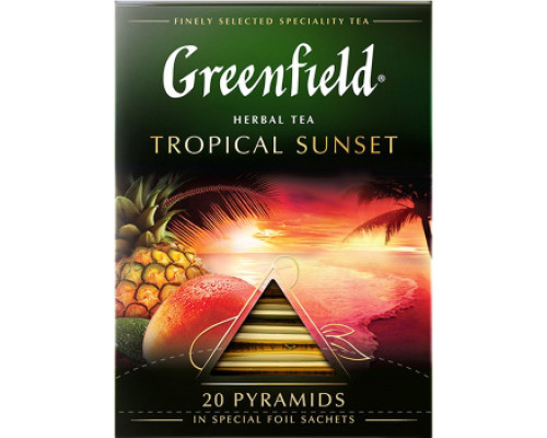 Чай Greenfield Tropical Sunset, 20х2г