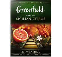 Чай Greenfield Sicilian Citrus черный, 20х1,8г