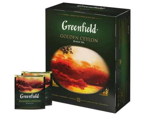 Чай Greenfield Golden Ceylon, 100х2г