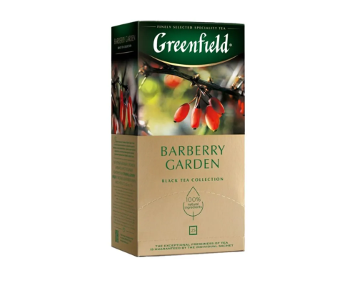 Чай Greenfield Barberry Garden, 25*1,5г