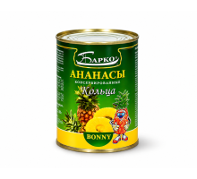Ананасы консервированные кольца Барко, 580 мл 