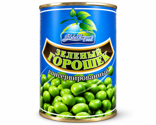 Горошек зеленый консервированный Globall Food, 450 г