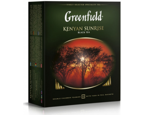 Чай Greenfield Kenyan Sunrise черный, 100х2г