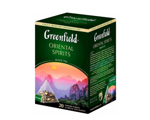 Чай Greenfield Oriental Spirits черный, 20*1,8г