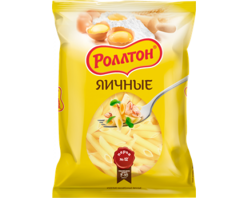 Макароны Роллтон Яичные, Перья, 400 г