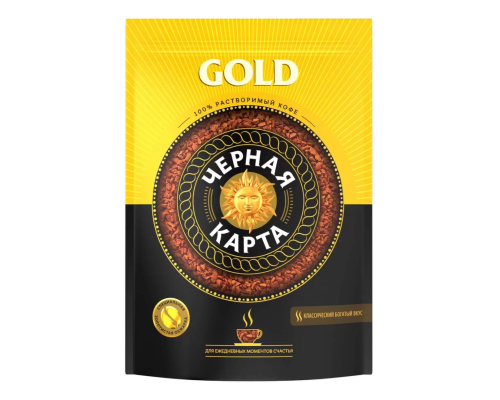 Кофе растворимый Черная карта Gold, 285г Кофе растворимый Черная карта Gold, 285г