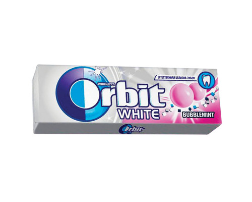 Жевательная резинка Orbit White, Bubblemint