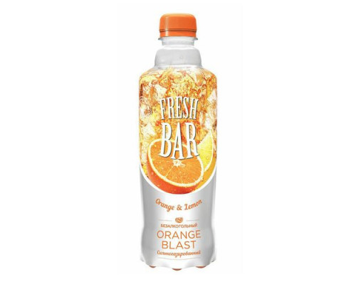 Газированный напиток Fresh Bar Orange Blast, 0,48л