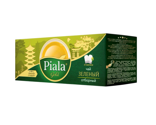Чай Пиала Gold Зелёный, 25*2г
