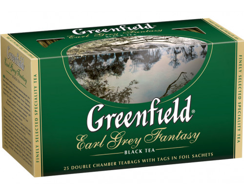 Чай черный Greenfield Earl Grey Fantasy, 25*2г.