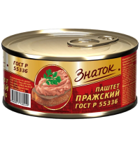 Паштет Знаток "Пражский ", 100г