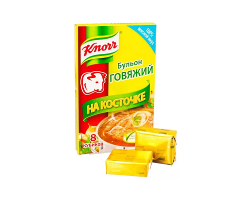 Бульон Knorr говяжий на косточке, 8х10г