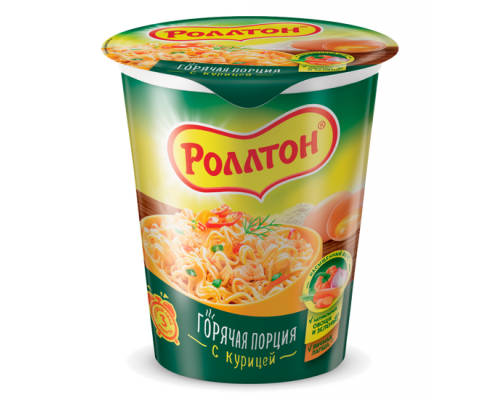 Лапша Роллтон, курица, 70г