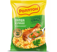 Лапша Роллтон, курица, 85г